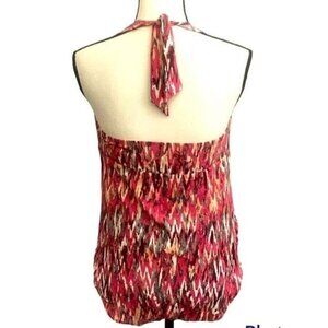 Isabel Womens Maternity One Piece Halter Swimwear Size L Padded Bra Boho